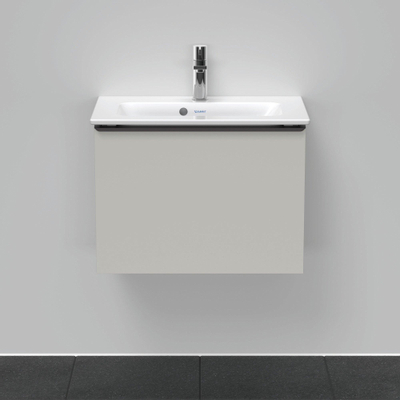 Duravit D-Neo wastafelonderkast 61x44x37.2cm 1 lade Betongrijs Mat