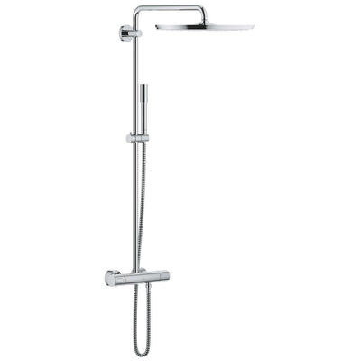 GROHE Rainshower Cosmopolitan Regendoucheset Opbouw - hoofddouche Ø40cm - handdouche sena - thermostatisch - chroom