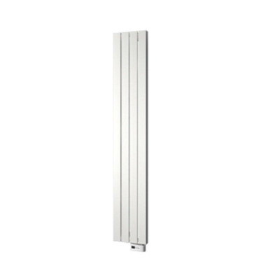 Plieger Cavallino Retto-EL II/Fischio elektrische designradiator verticaal 1800x298mm 800W zwart SHOWROOMMODEL