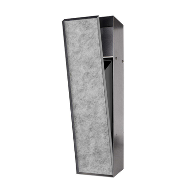 Looox Closed afval- / opbergvak - inbouw - betegelbaar - antraciet