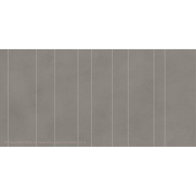 Atlas Concorde Boost Balance Decor-strip - 60x120cm - 9mm - gerectificeerd - Porcellanato - Smoke (Antraciet)