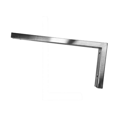 Wiesbaden Geborsteld stalen L- supportbeugel 46x22