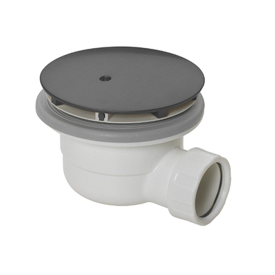 Crosswater Hoge Doorstroom Douchesifon 90mm Ø slate (gunmetal)