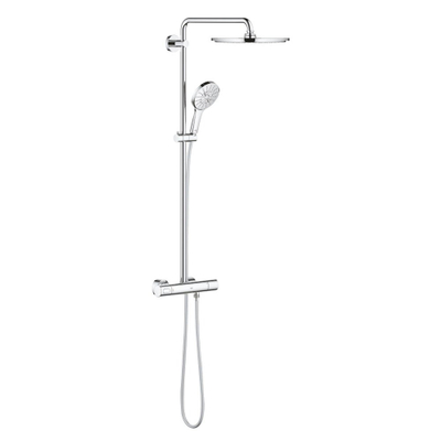 GROHE Rainshower SmartActive Regendoucheset Opbouw - douchekraan - hoofddouche 31cm - handdouche rond - chroom