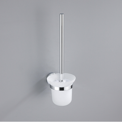 FortiFura Calvi Toiletborstelhouder - rond - chroom OUTLETSTORE