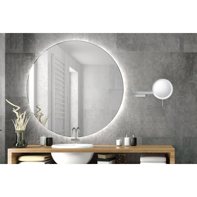 Zack Linea Cosmeticaspiegel - geborsteld RVS