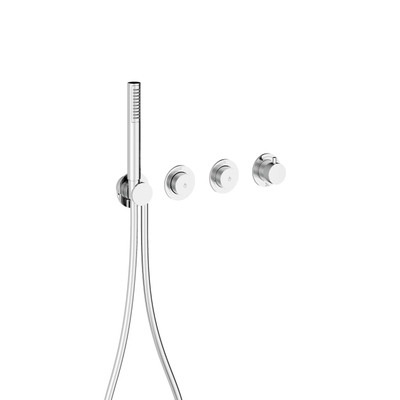 Crosswater Module MRPO Push 2 inbouwkraan - douche - met handdouche - chroom