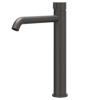 IVY Tribe Wastafelmengkraan - opbouw - verhoogd - coldstart - RVS316 - geborsteld carbon black PVD