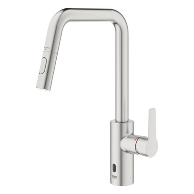 Grohe Start Keukenmengkraan - hoge uitloop - infrarood - RVS