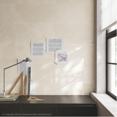 SAMPLE Atlas Concorde Solution Impact vloer- en wandtegel Natuursteen look Moon (Beige)