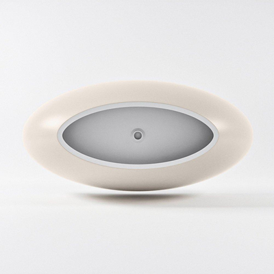 MONDIAZ FLOAT Vrijstaand bad - 170x80cm - linen/talc