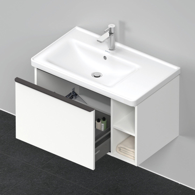 Duravit D-Neo wastafelonderkast 78.4x44x45.2cm 1 lade met softclose wit Mat