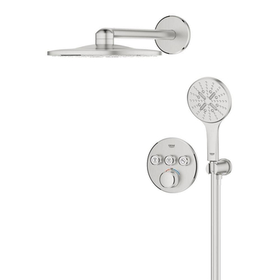 Grohe Grohtherm smartcontrol Perfect showerset compleet supersteel
