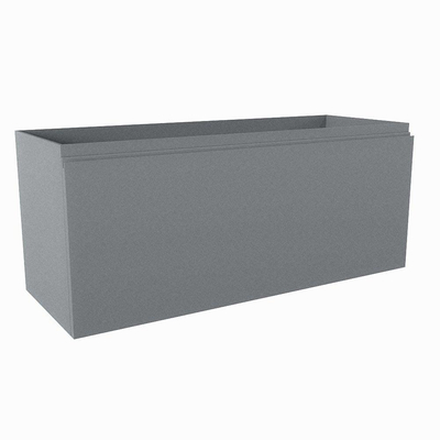 Mondiaz FLOTT wastafelonderkast - 120x45x50cm - 2 lades - uitsparing rechts - softclose - Plata