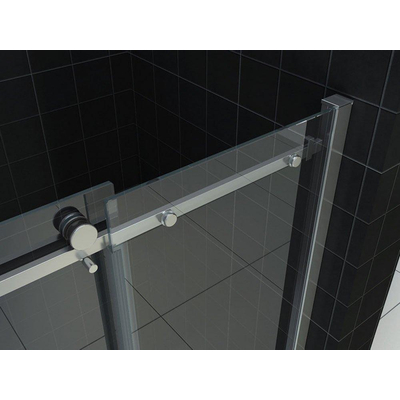 Wiesbaden Slide nis schuifdeur 1200 x 2000 x 8 mm nano helder glas/chroom