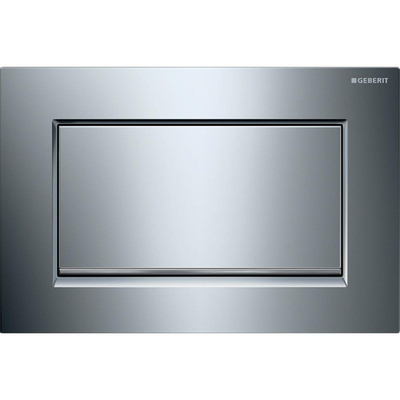 Geberit Sigma10 bedieningsplaat - 2-toets spoeling - rechthoekige knoppen - vergr. gl.chr/geb/gl.ch