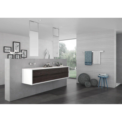 Cifre Ceramica Neutra wandtegel - 30x90cm - 10.5mm - gerectificeerd - Betonlook - Wit mat