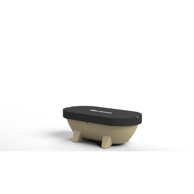 Gardentub vrijstaand (tuin)bad - 194x94x66cm - kunststof - geschikt voor buiten - mat sand dune (beige)