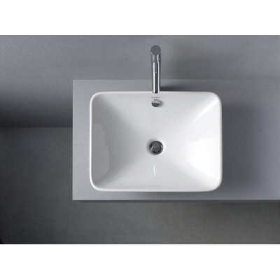 Duravit Bacino waskom rechthoekig 55x42cm met Wondergliss wit