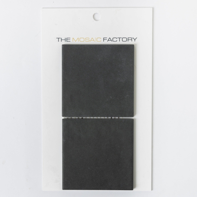 SAMPLE The Mosaic Factory Kasba mozaïektegel 9.7x9.7x0.65cm vloer- en wandtegel voor binnen en buiten vierkant porselein Mat Black