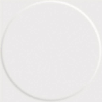 Mosa Kho Liang Decortegel 10x10cm 7.8mm witte scherf Wit