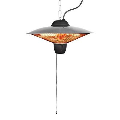 Eurom Terrasverwarming Partytent heater 1502 Patioheater 1500watt Grijs