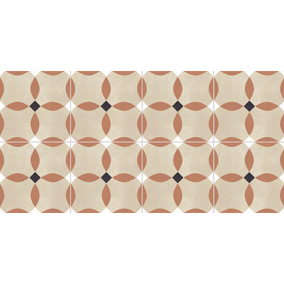 Marazzi DSegni Colore Decortegel 20x20cm 10mm R9 porcellanato Midnight/Tangerine