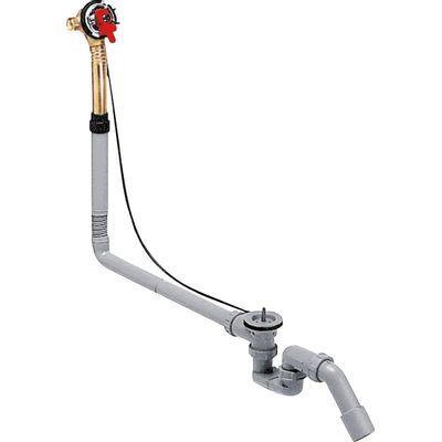 Hansgrohe Exafill badafvoer , overloop en vulcombinatie met waste basisgarnituur voor speciaal bad