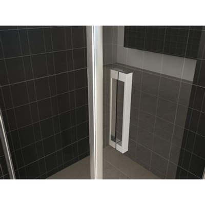 Wiesbaden Salone cabine met 1 draaideur 1000 x 1000 x 2000 x 8 mm nano helder glas/chroom