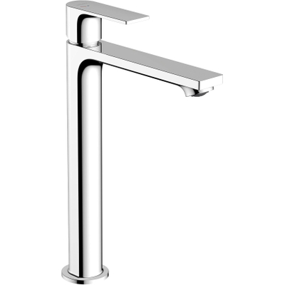 Hansgrohe Rebris E 1-gats highriser wastafelkraan 240 coolstart z. waste chroom