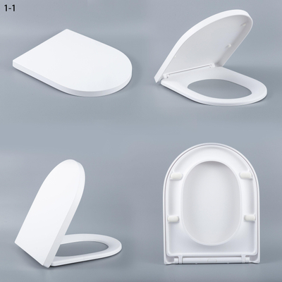 QeramiQ Dely Zitting - softclose - quickrelease - slim - glans wit OUTLETSTORE