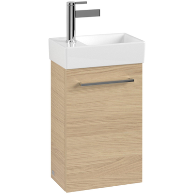 Villeroy & Boch Avento wastafelonderbouwkast 1 deur 34x51.4x20.2cm rechts nordic oak