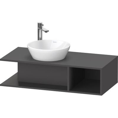 Duravit D-Neo wastafelonderkast 100x26x48cm Grafiet Mat