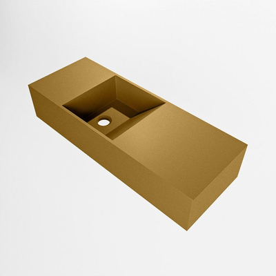 Mondiaz TYNE Fontein - 60x23x12cm - wasbak Links - zonder kraangaten - solid surface - Oro