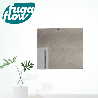 FugaFlow Eccelente Arredo spiegel badkamer spiegelkast - 80x70cm - walnoot -