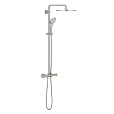 GROHE Euphoria xxl Regendoucheset Opbouw - hoofddouche 31cm - handdouche rond - supersteel