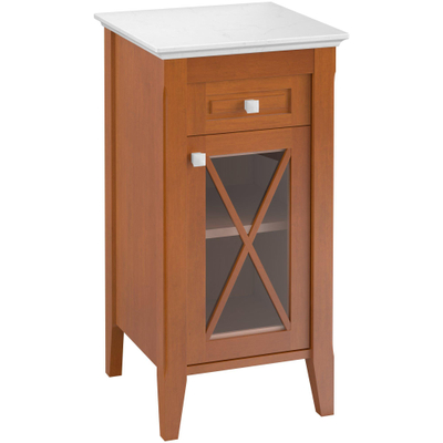 Villeroy & Boch Hommage lage kast berk marmer 44x85cm aanslag rechts greep wit