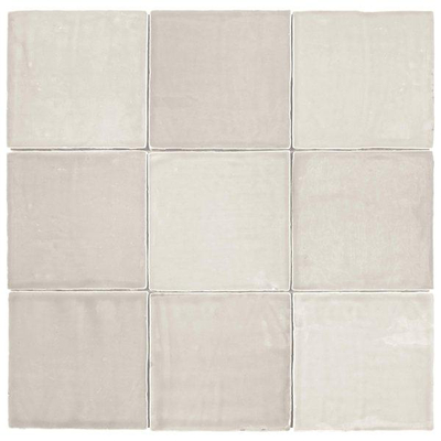SAMPLE Roca St Tropez Wandtegel 13x13cm 8.5mm witte scherf Blanco