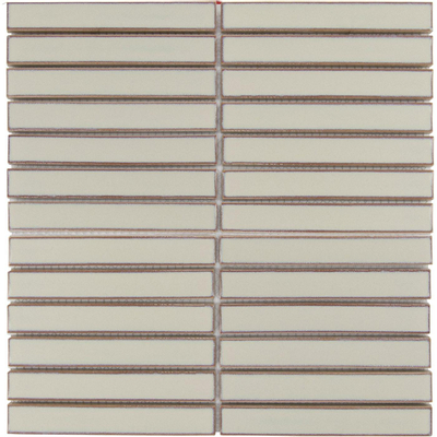 The Mosaic Factory Sevilla mozaïektegel - 29.6x29.9cm - wandtegel - Rechthoek - Porselein Cafe Latte Glans