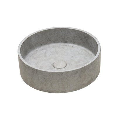 Ideavit Ora Waskom 39x12cm rond concrete beton beige