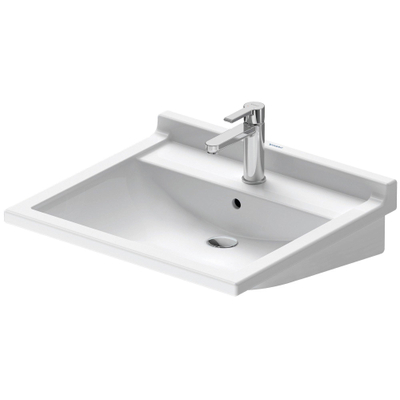 Duravit Starck 3 Vital wastafel 60x54.5cm met Wondergliss wit