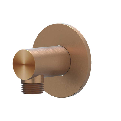 IVY Concord Regendoucheset - inbouw - symmetry - 2-weg stop-omstel - 30cm plafondbuis - 25cm medium hoofddouche - glijstang met uitlaat - 150cm doucheslang - staafmodel handdouche - RVS316 - geborsteld mat koper PVD