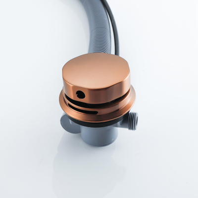 Fortifura Calvi Badafvoercombinatie - draaibediening - verlengd - geborsteld koper