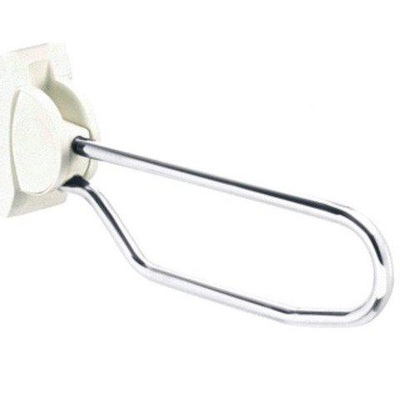 Handicare Handicare Linido toiletbeugel opklapbaar 60cm - RVS/Wit