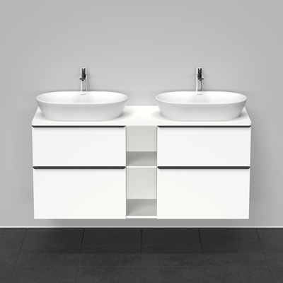 Duravit D-Neo wastafelonderkast 140x66.4x55cm 4 lades wit Mat