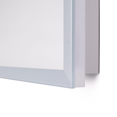 Wiesbaden Quatro spiegel rechthoek met LED, dimbaar en spiegelverwarming 120 x 60 cm