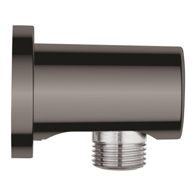 GROHE Rainshower Wandaansluitbocht - ronde rozet - hard graphite