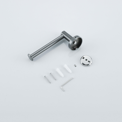 FortiFura Calvi Toiletrolhouder - zonder klep - rond - gunmetal PVD - OUTLET UDEN