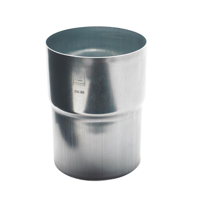 RHEINZINK walsblank verbindingsmof voor hemelwaterafvoerbuis 80mm