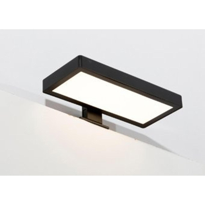 Plieger Stream Nero opbouw LED verlichting rechthoekig 230V incl. bevestiging zwart